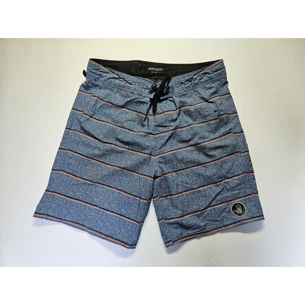 Body Glove Vapor Board Shorts Mens Sz 30  Gray/Orange/Black Swim Trunks